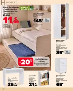 Vista previa Cama Nido para Eko, Medidas: 97x200x80 cm Apto para colchones 90x190 cm La unidad (No incluye colchones ni somier superior) válido desde el 22/09/2026 | Página: 18