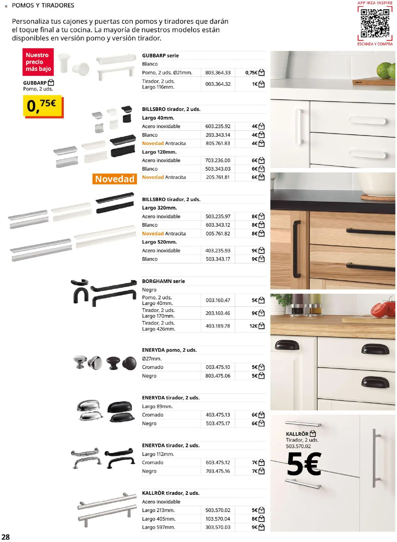 IKEA - Cocinas │ válido desde el 01/09/2026 | Página: 28 | Productos: Puertas