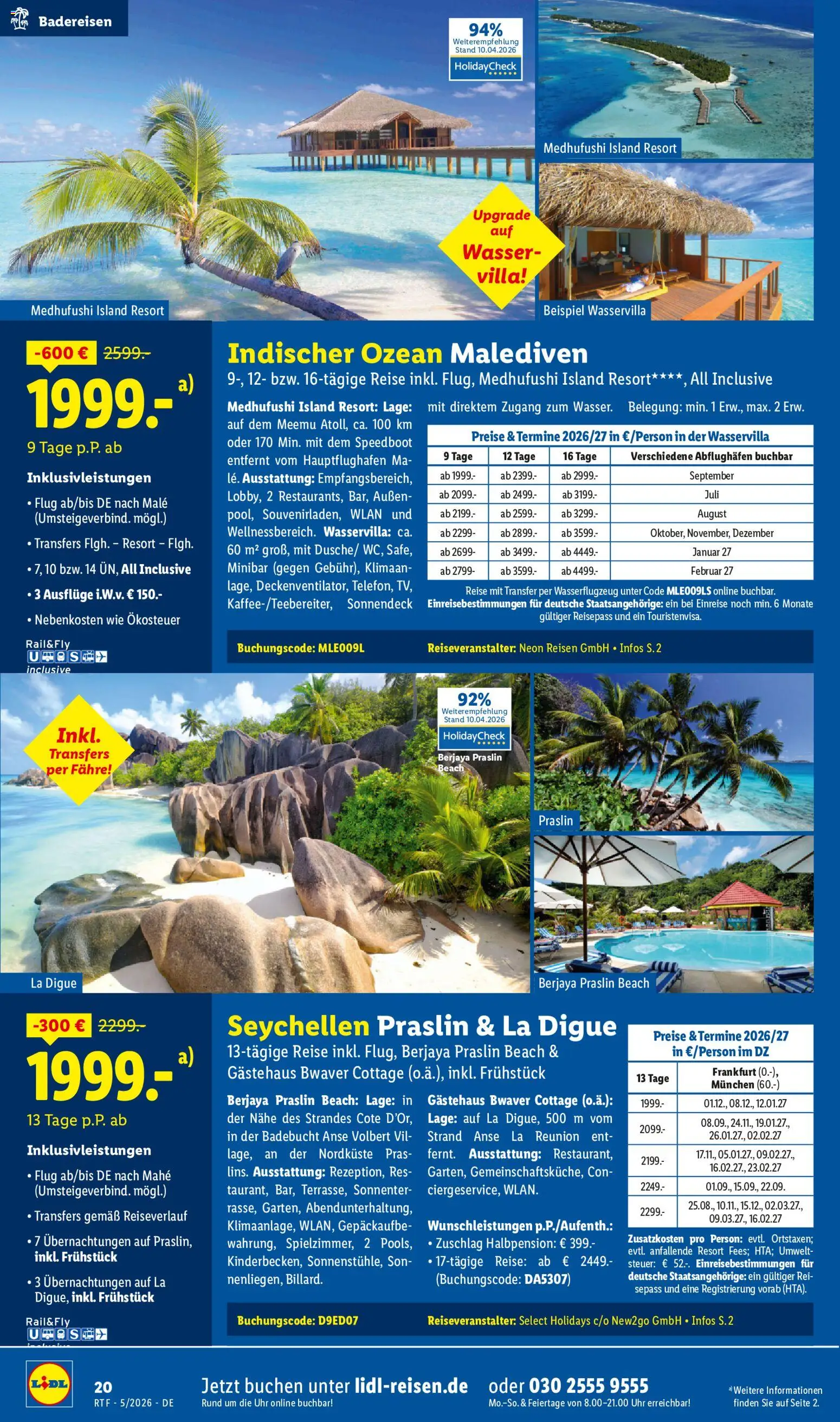 Lidl Reisen Reise-Highlights – gültig ab 12.05.2026 | Seite: 20