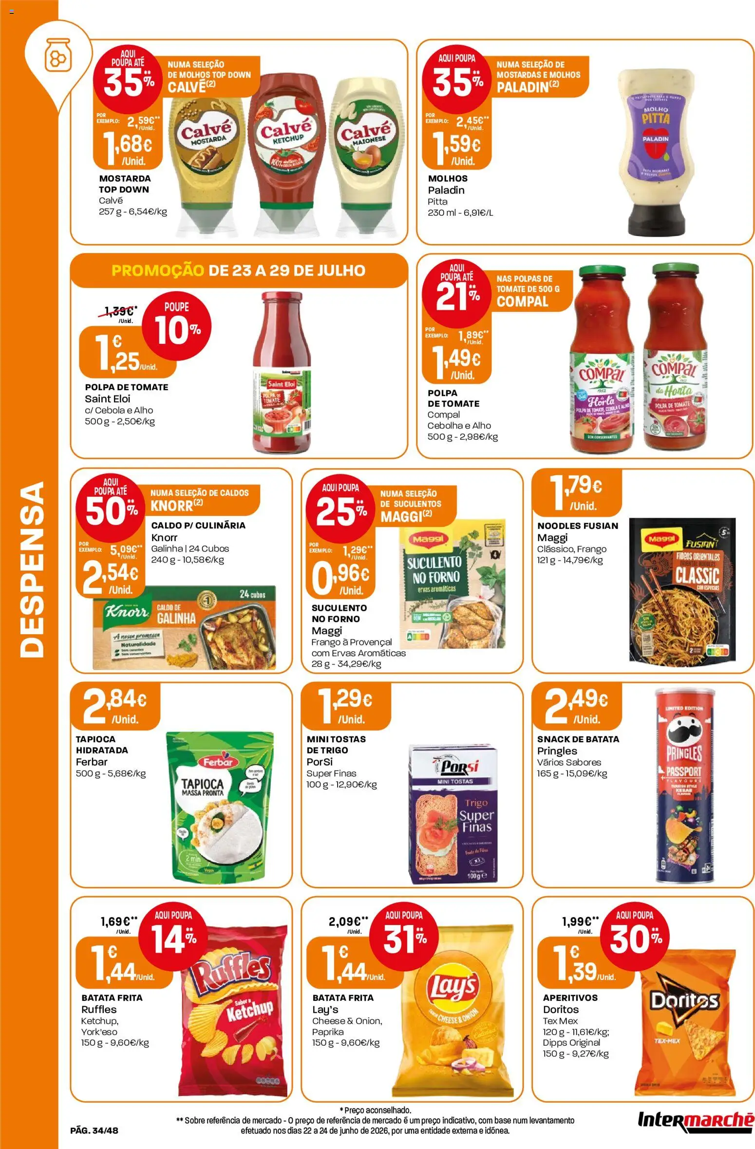 Intermarché folheto │ válido de 23/07/2026 | Página: 34
