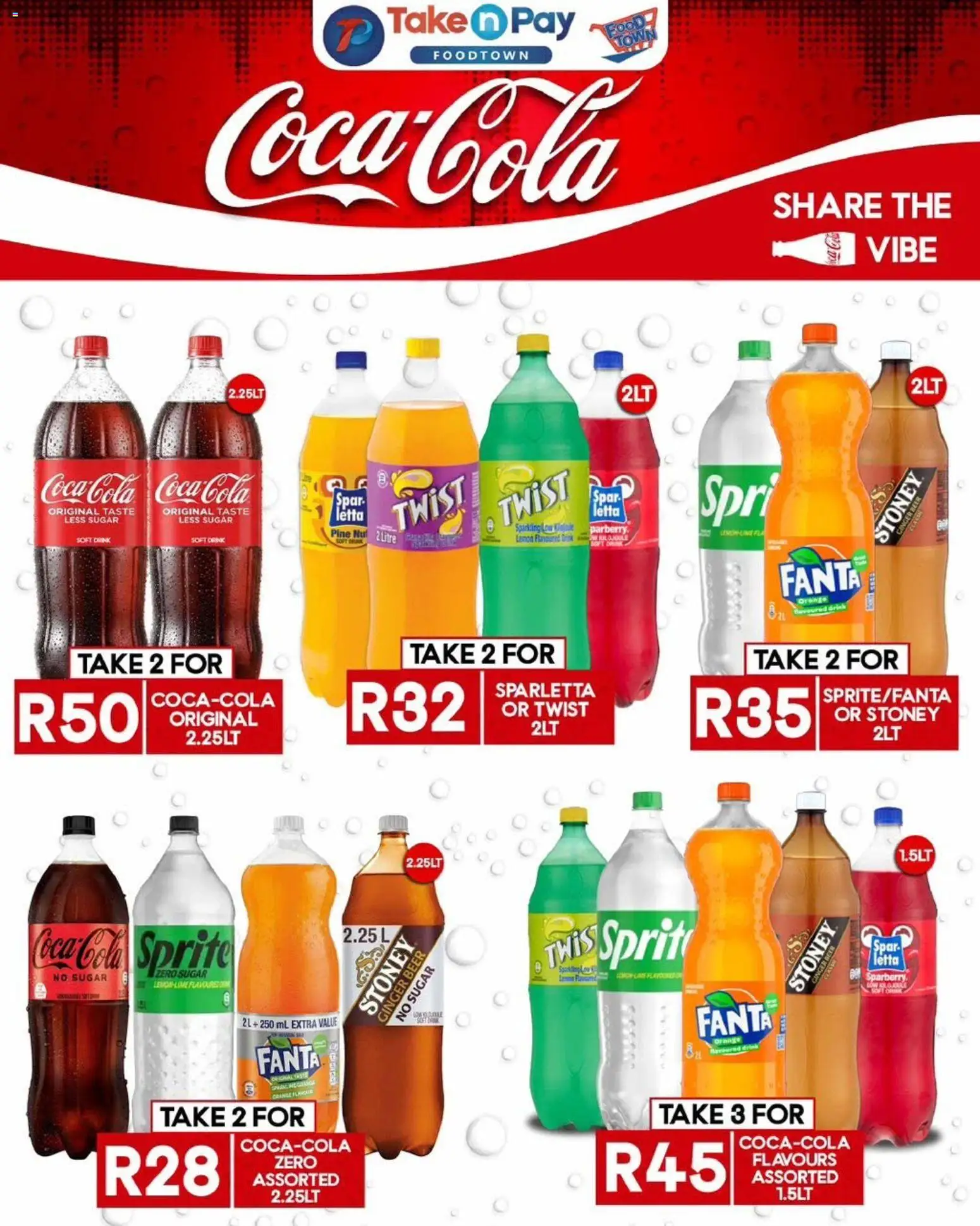 New Take n Pay catalogue – valid from 29/06/2026 | Page: 9 | Products: Beer, Fanta, Stoney, Sugar