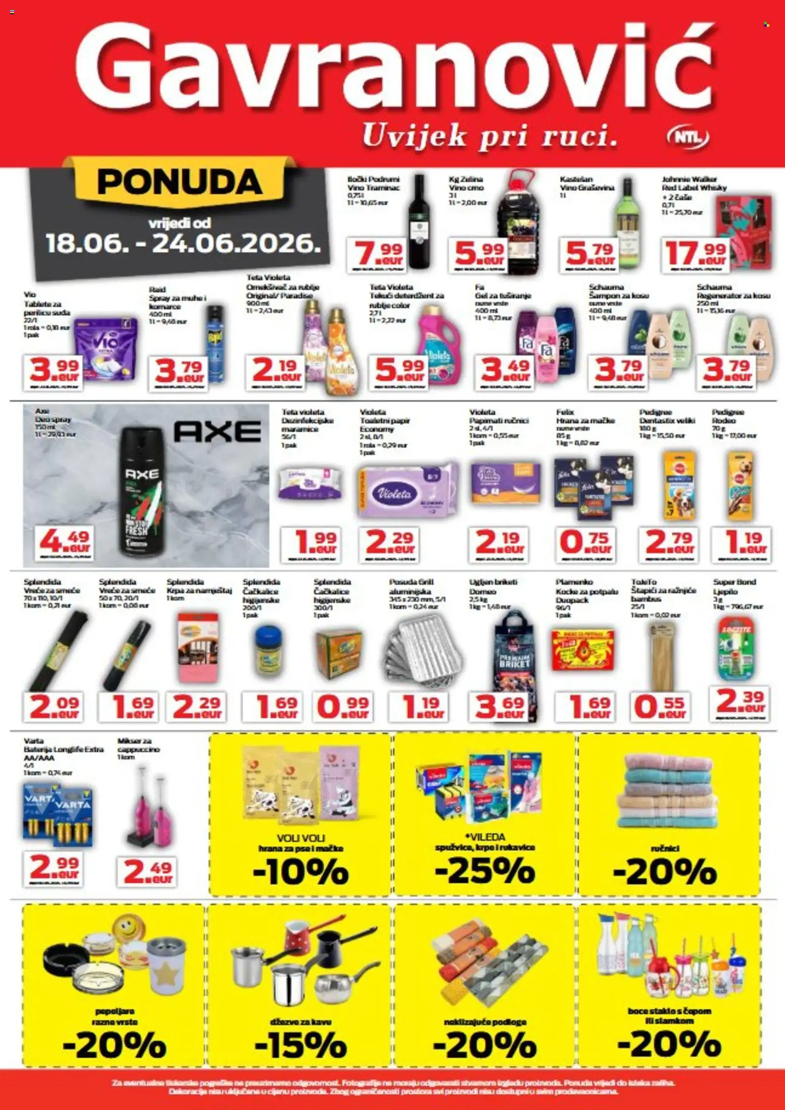 Gavranović katalog | vrijedi od 18.06.2026 | Stranica: 2