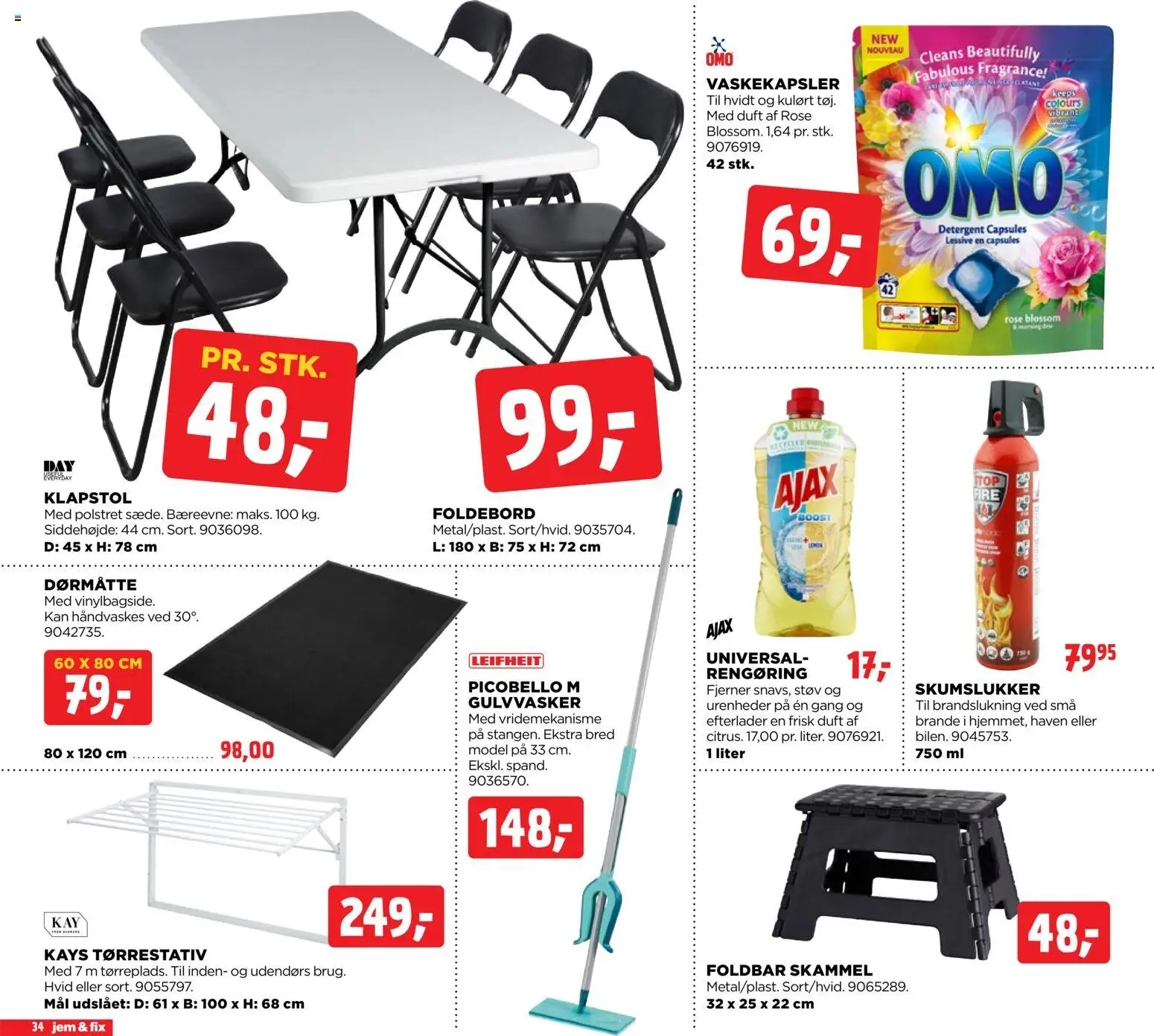 Jem & fix tilbudsavis – gyldig fra 24.05.2026 | Side: 34 | Produkter: Duft, Skammel, Dørmåtte