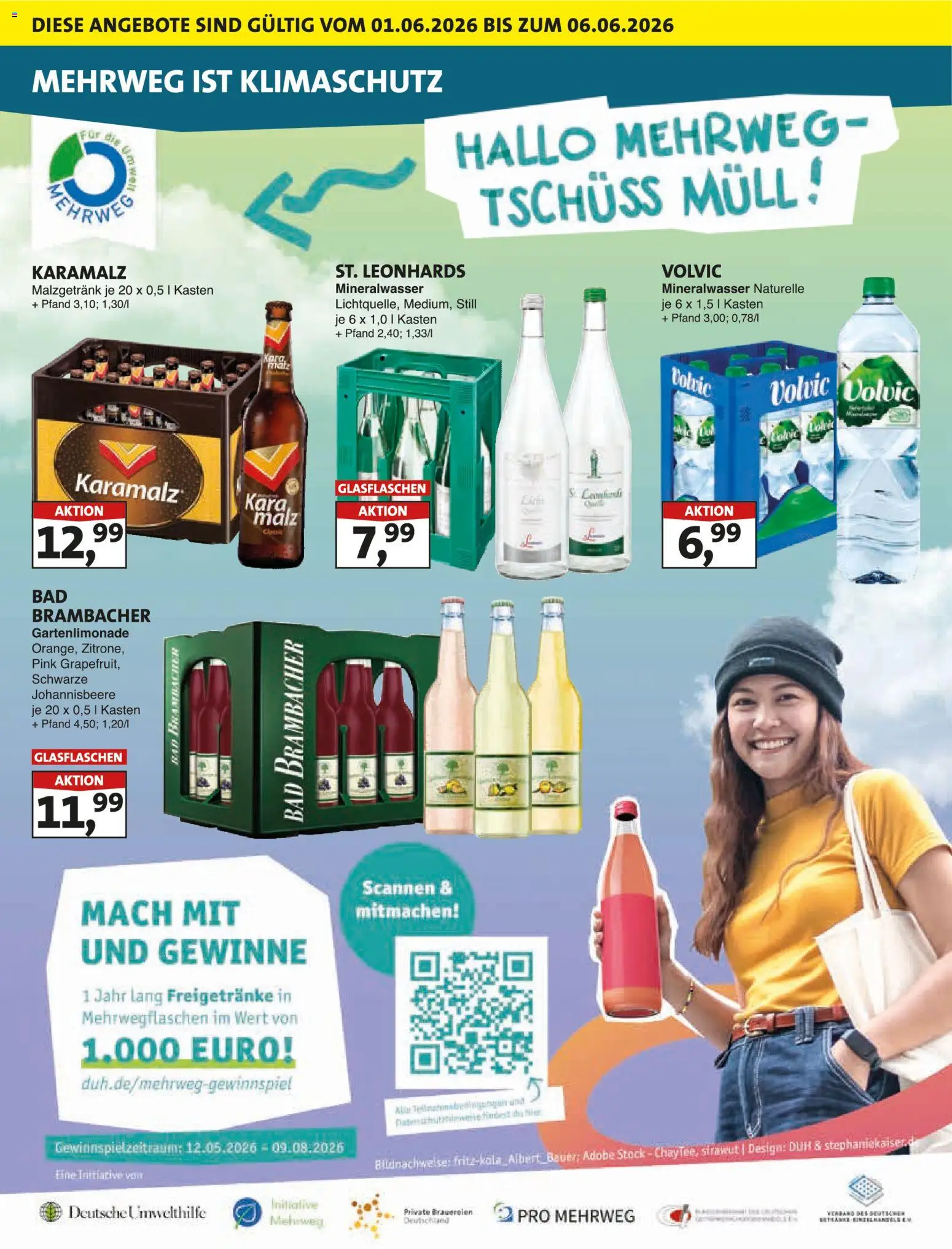 Lösch Depot Prospekt – gültig ab 01.06.2026 | Seite: 4 | Produkte: Bad, Mineralwasser, Zitrone, Volvic