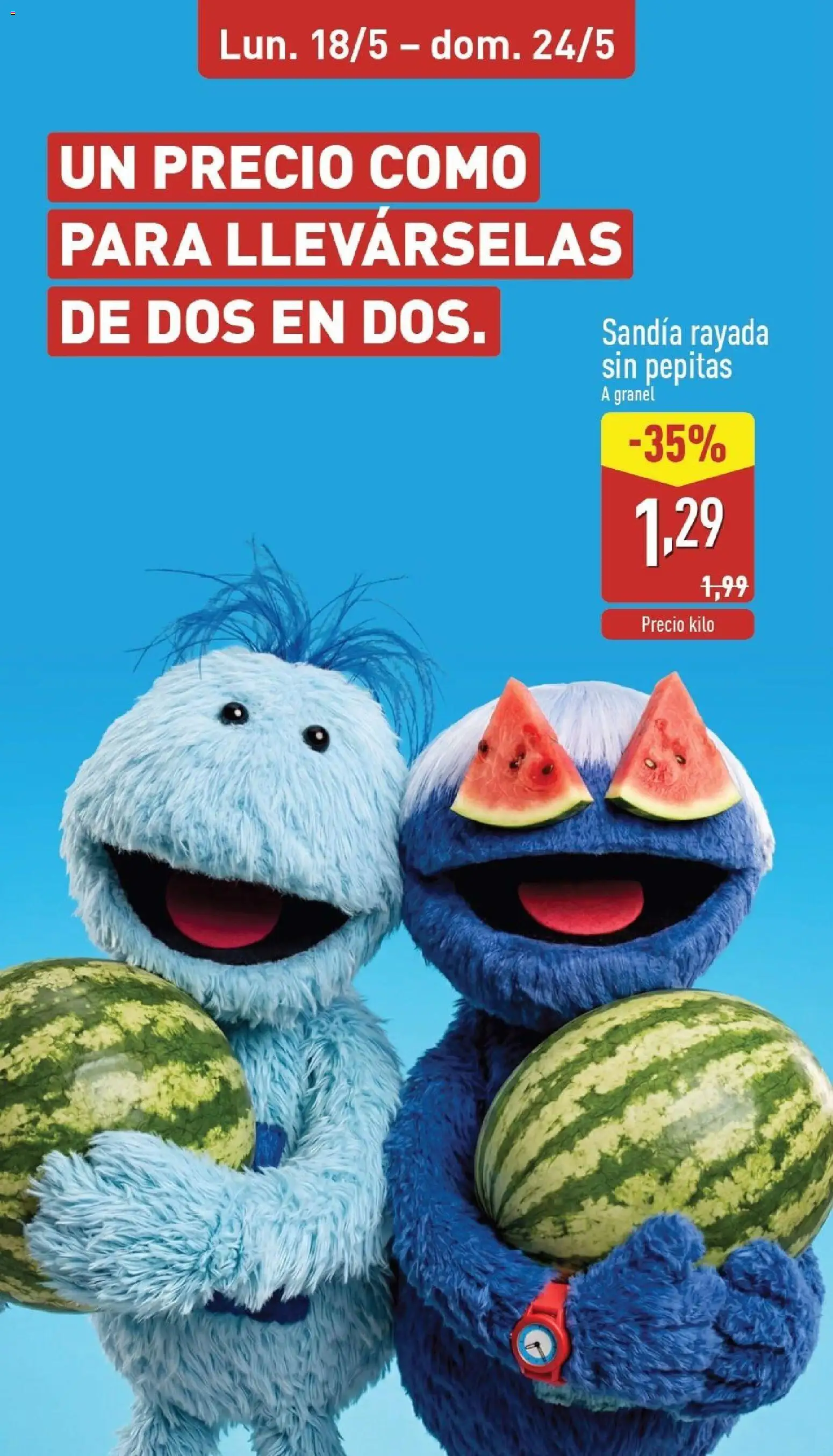 Aldi folleto Península │ válido desde el 18.05.2026 | Página: 4 | Productos: Sandía