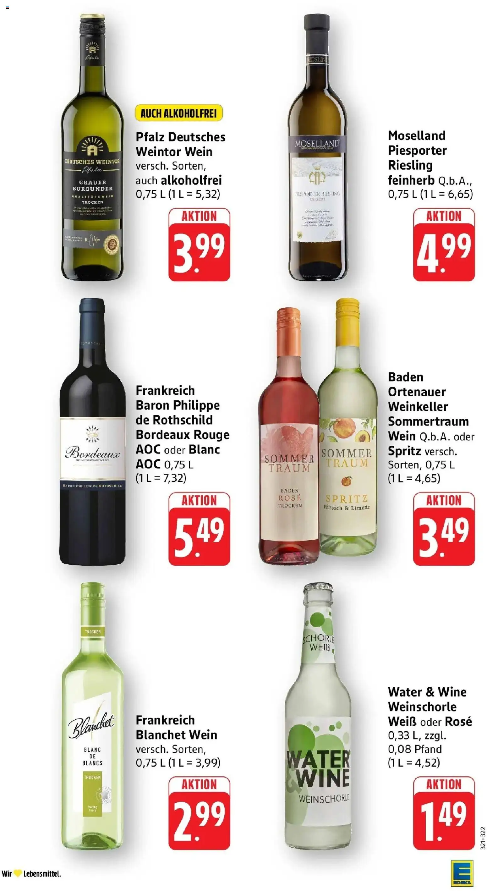 Edeka Prospekt Neunkirchen-Wellesweiler (ab 14.09.2026) » Angebote Online | Seite: 19 | Produkte: Rouge, Weinschorle, Limette, Wein