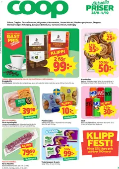 Coop erbjudanden - Förhandsvisning av reklamblad från butik Coop aktuell från 28/09/2026