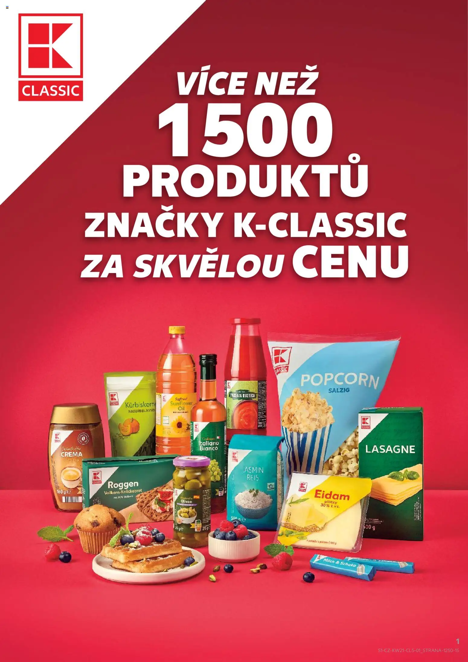 Kaufland leták - Chomutov od 19.05.2026 | Strana: 1 | Produkty: Passata, Eidam, Popcorn, Crema