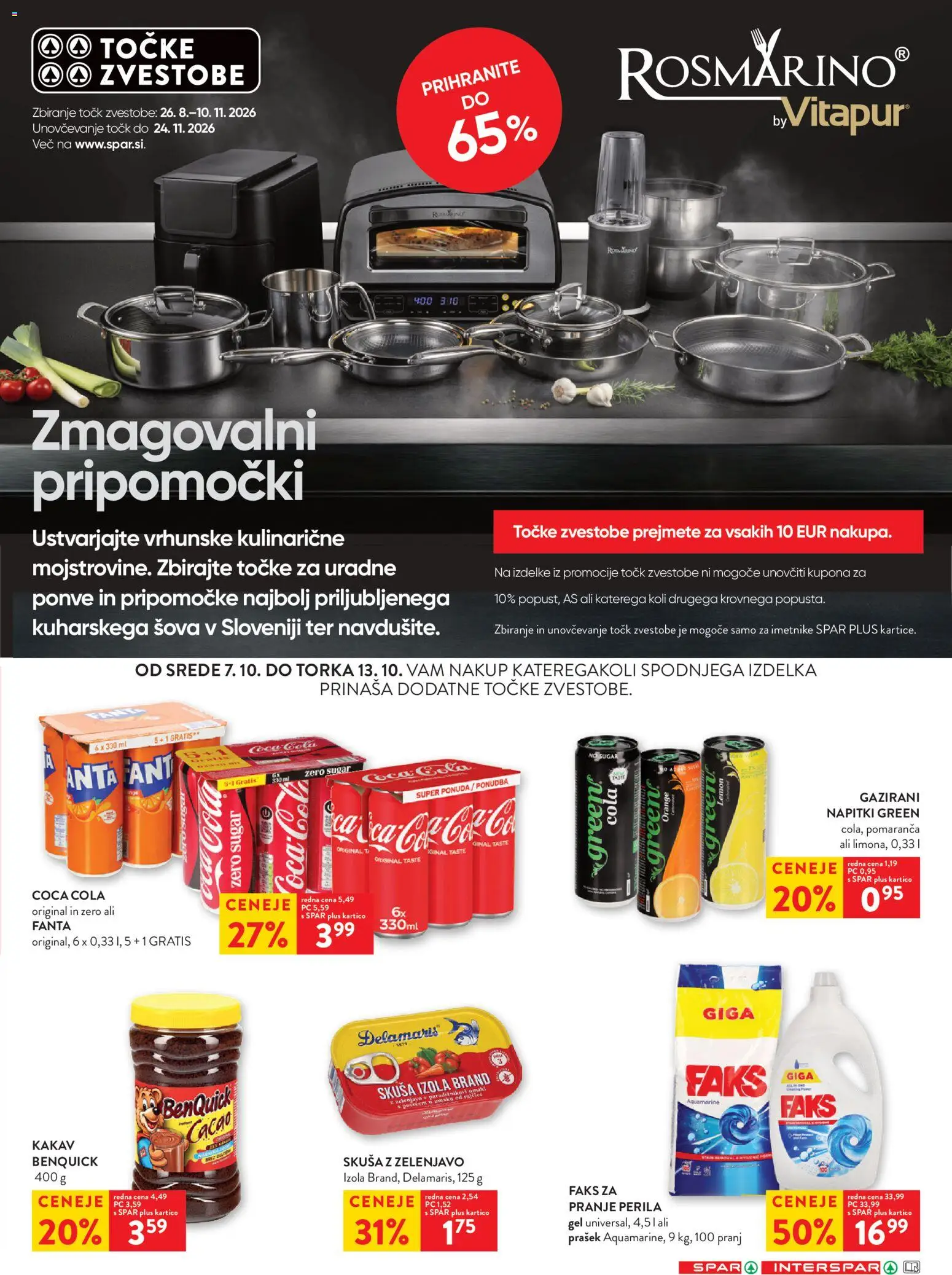 Novi Spar katalog ponudbe – veljaven od 07.10.2026 | Stran: 21