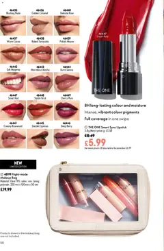 Preview of Oriflame - Offers valid from 17.06.2026 | Page: 58 | Products: Lipstick, Bag, Cocoa