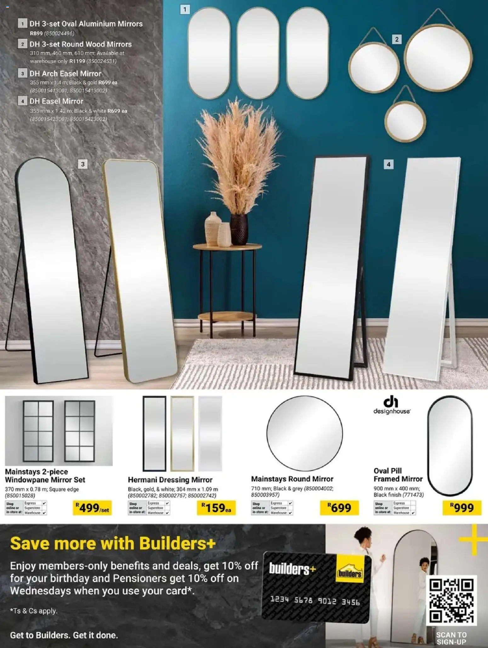 New Builders catalogue – valid from 19.05.2026 | Page: 5 | Products: Arch, Mirror, Dressing