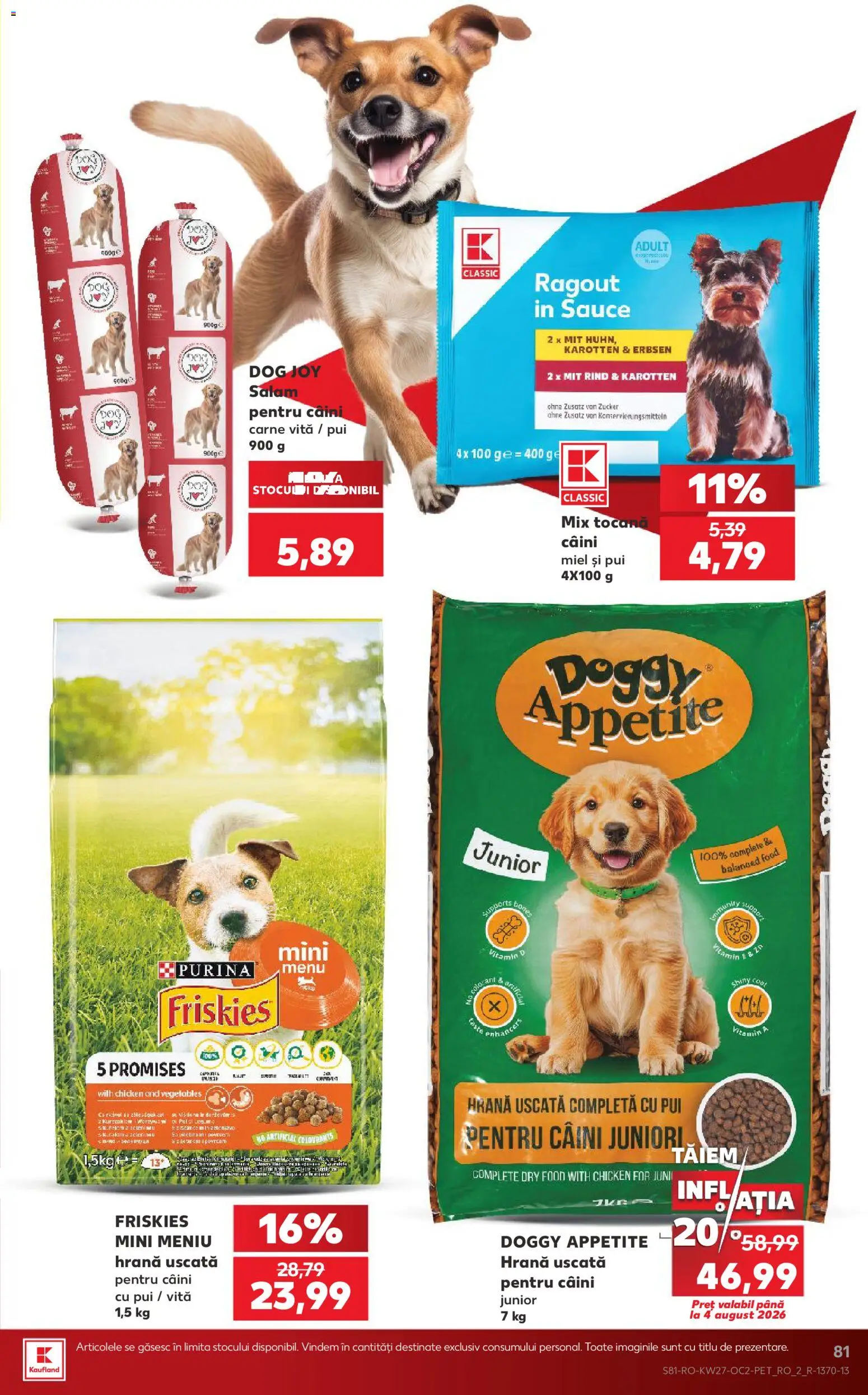 Noul catalog Kaufland – valabil de la 01.07.2026 | Pagină: 81 | Produse: Hacıyatmaz Kedi Oyuncağı, Salam
