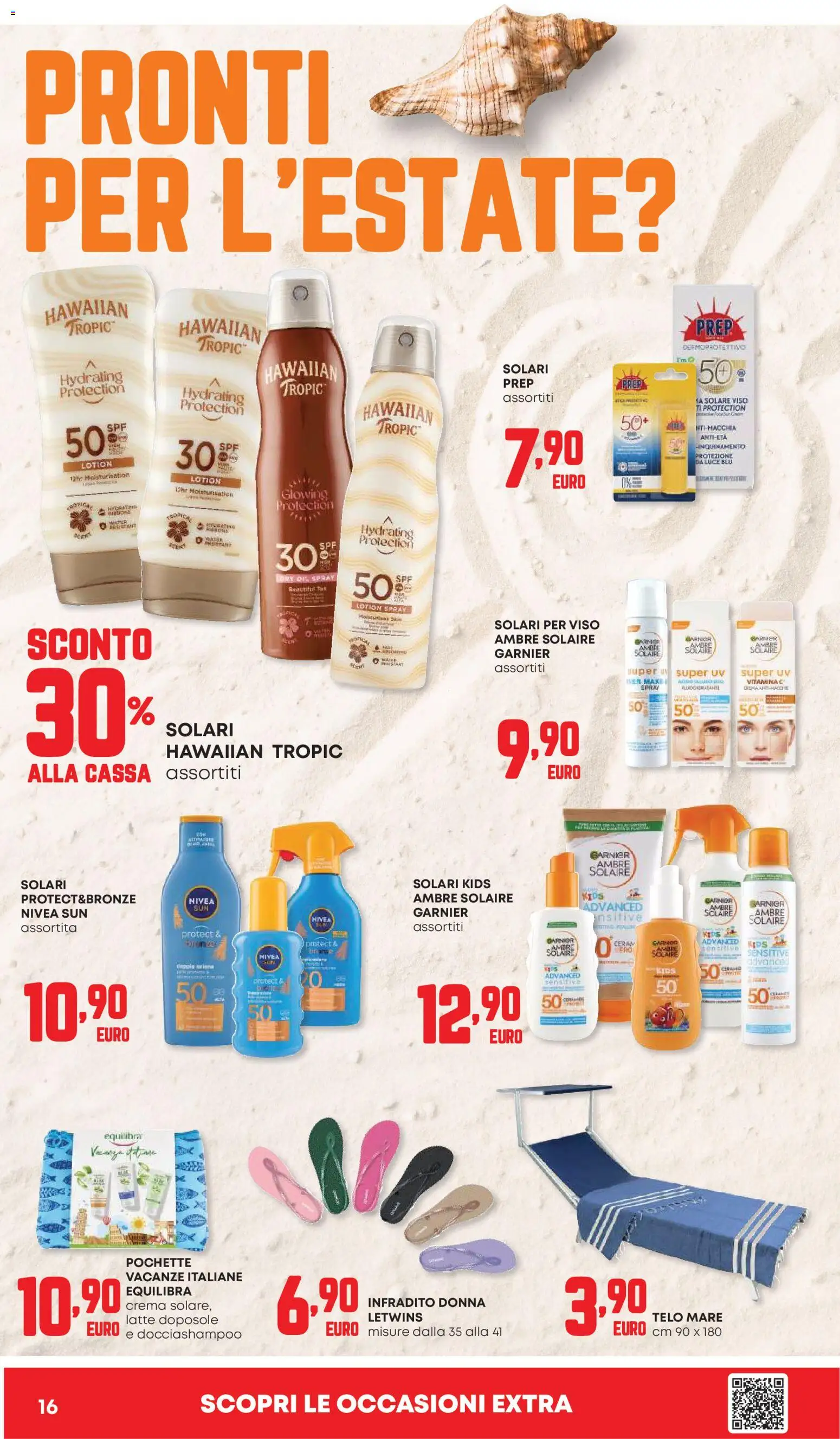 Volantino Panorama del 04.06.2026 | Pagina: 16 | Prodotti: Crema, Infradito, Latte