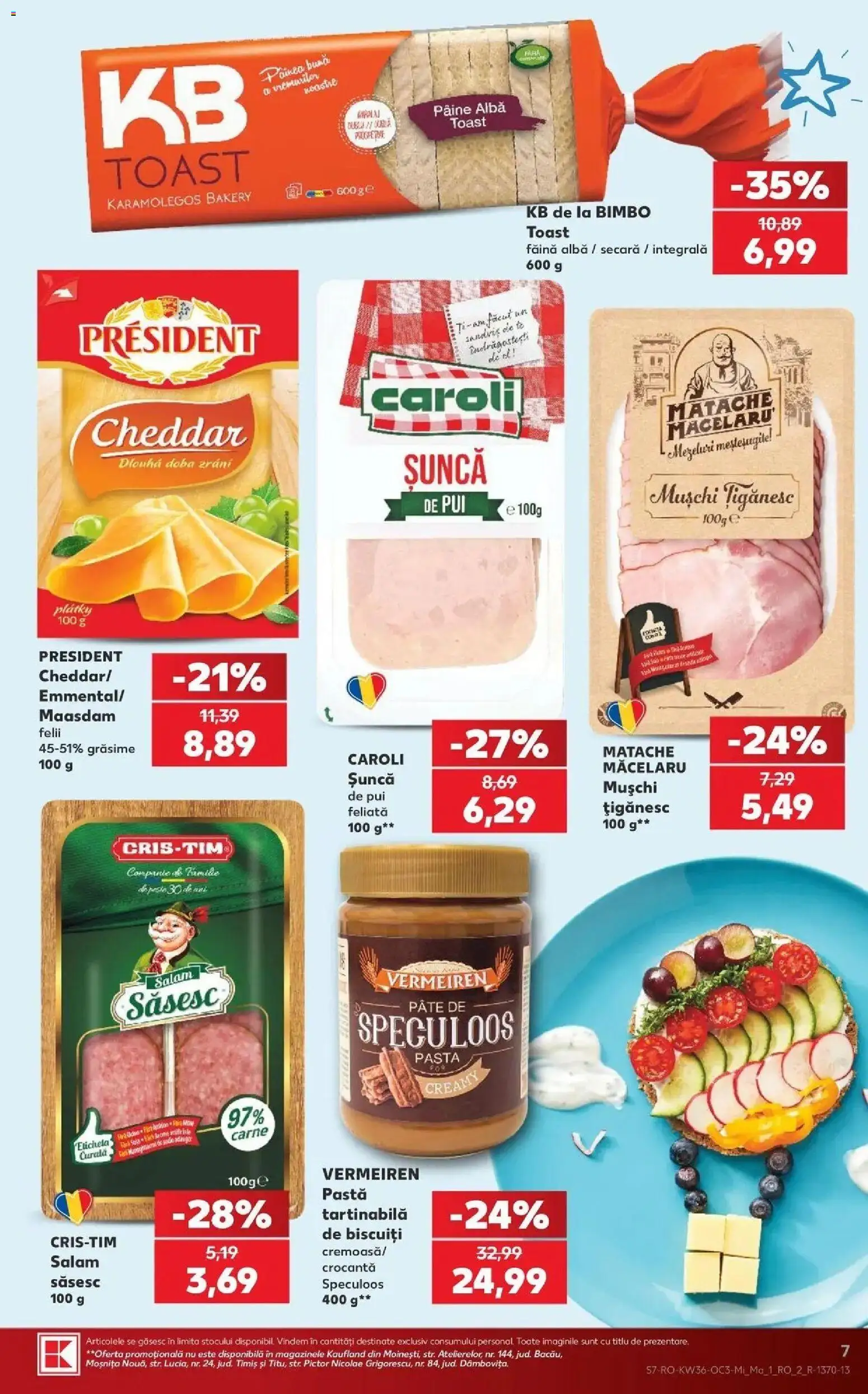 Kaufland Comarnic 02.09.2026 - Revista si Oferta | Pagină: 7 | Produse: Pate, Mușchi, Pâine, Salam