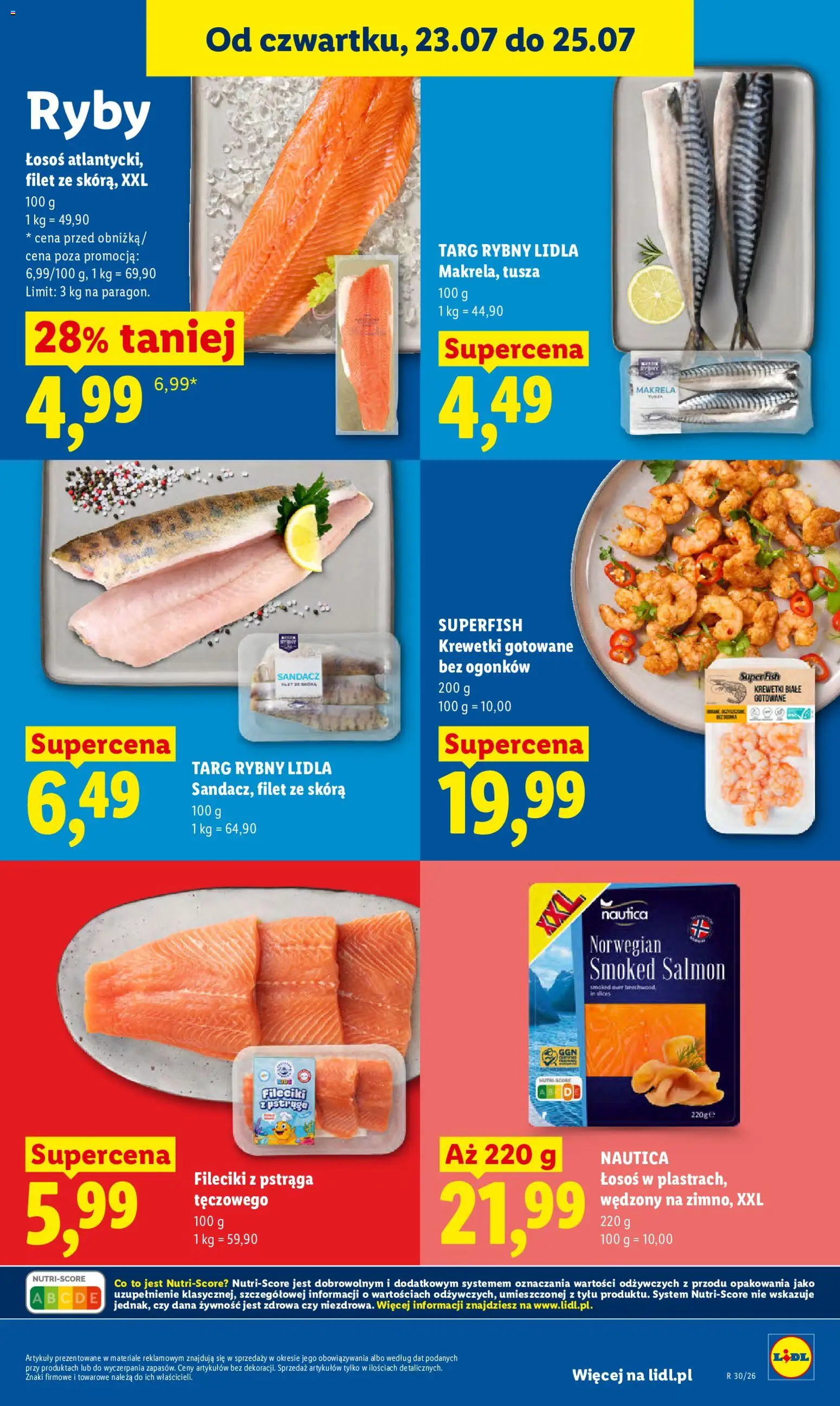 Lidl Polsko leták od 23.07.2026 | Strana: 67 | Produkty: Ryby, Losos, Makrela, Filet