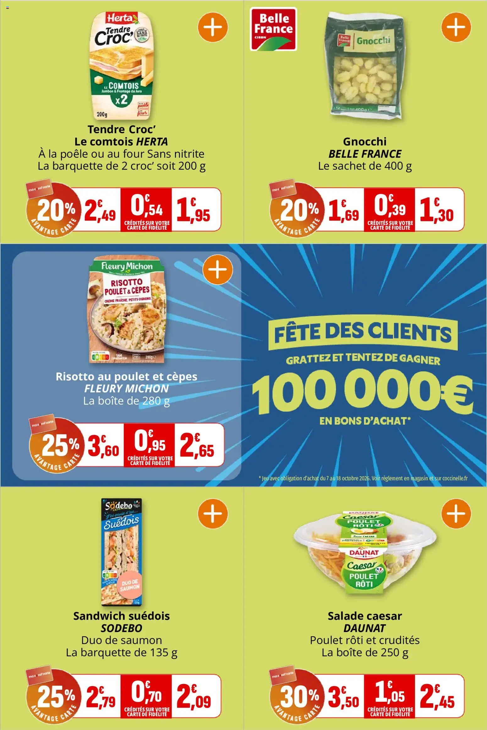 {H1} | Page: 8 | Produits: Four, Sandwich, Crème fraiche, Gnocchi