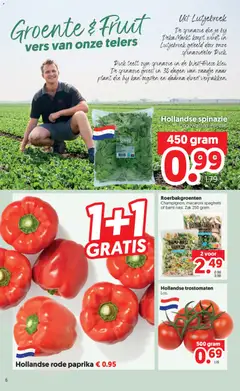 Dekamarkt folder - Voorbeeld van een folder van Dekamarkt, geldig van 14-07-2026 | Pagina: 6 | Producten: Spinazie, Macaroni, Fruit, Groenten