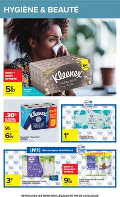 Carrefour - Prévisualisation de Essuie-Tout "Value Pack", Ultra Clean, 6 rouleaux. valide à partir de 17/08/2026 | Page: 50 | Produits: Essuie-tout, Mouchoirs, Hygiène, Distributeur