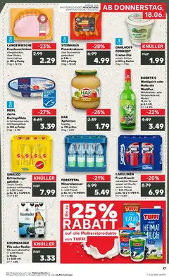 HAK Apfelmus, fruchtig. je 710-g-Glas (1 kg = 2.51) ab 15.06.2026 gültig | Seite: 2 | Produkte: Sinalco, Milch, Apple, Radler