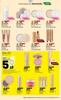 Pogląd oferty "Drogerie Natura gazetka" - ważna od 17.06.2026 | Strona: 5 | Produkty: Kosmetyki, Pomadka, Puder, Maska
