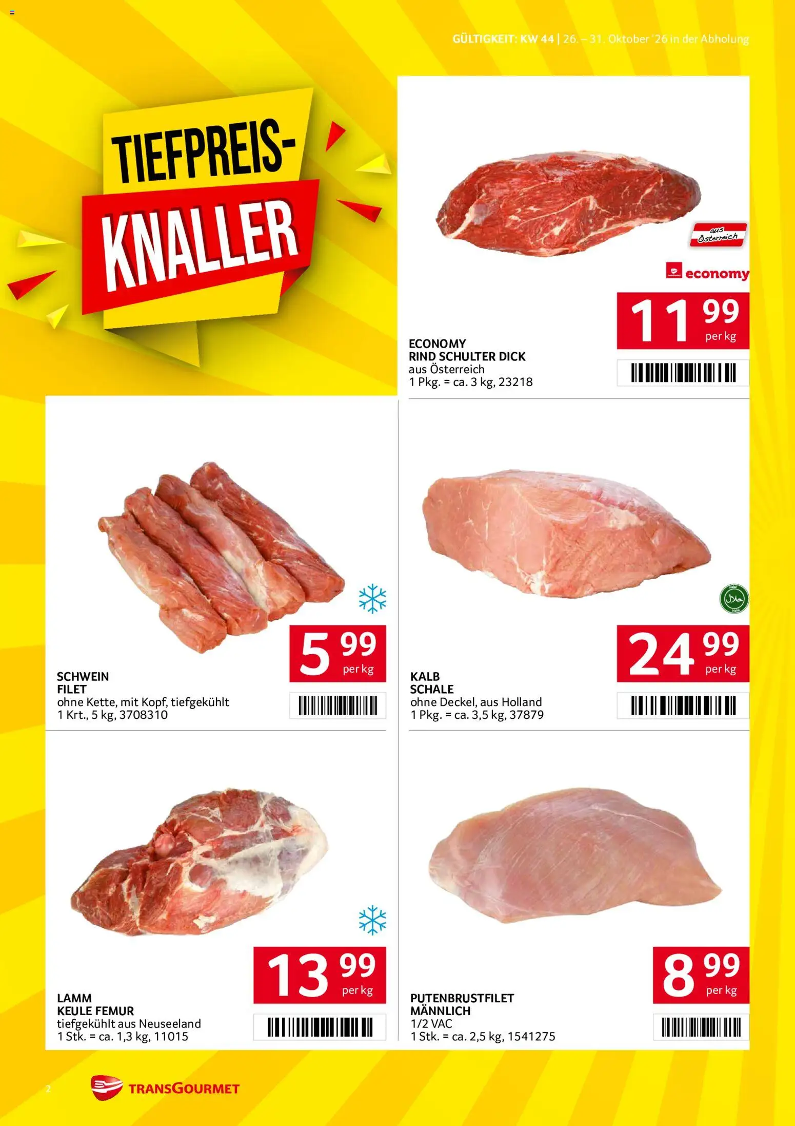 Transgourmet Abhol Aktion gültig ab 26.10.2026 | Seite: 2