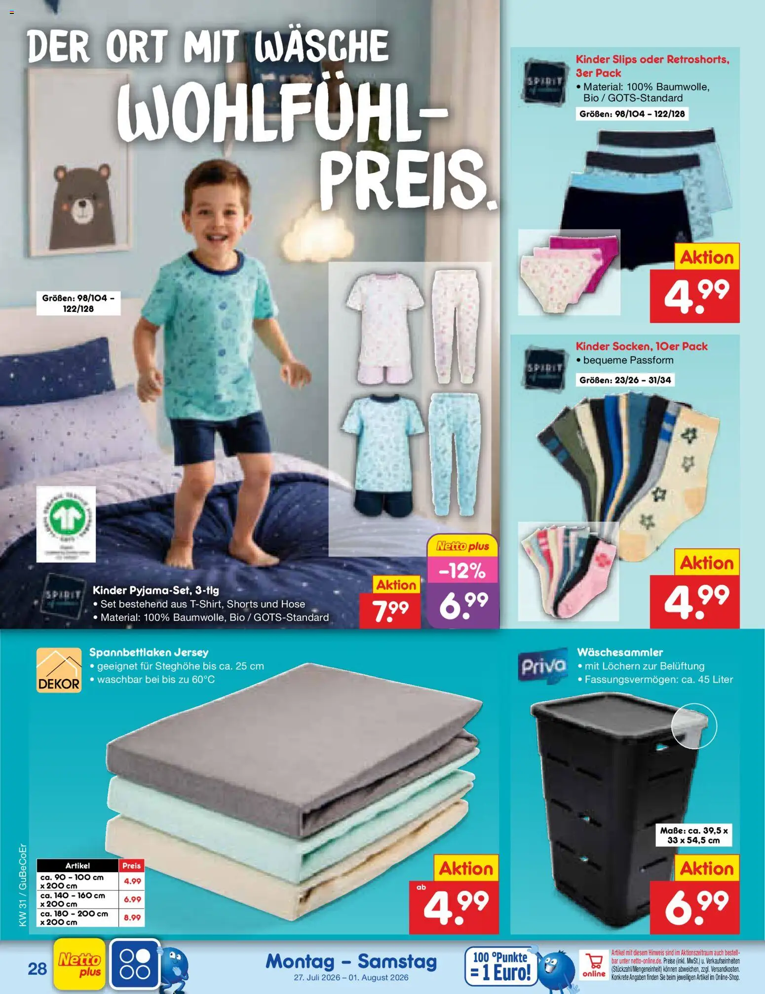 Netto Marken-Discount Prospekt – gültig ab 27.07.2026 | Seite: 43 | Produkte: Hose