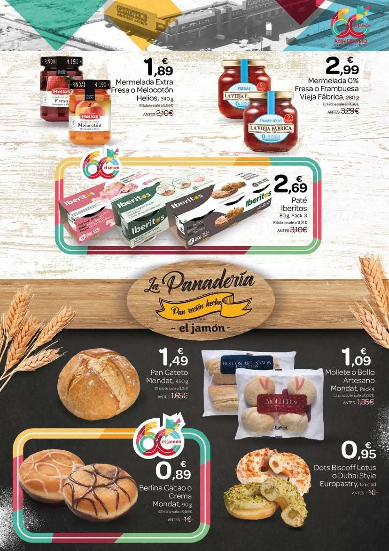 Supermercados El Jamón folleto │ válido desde el 30/07/2026 | Página: 27 | Productos: Pan, Jamón, Paté, Fresas