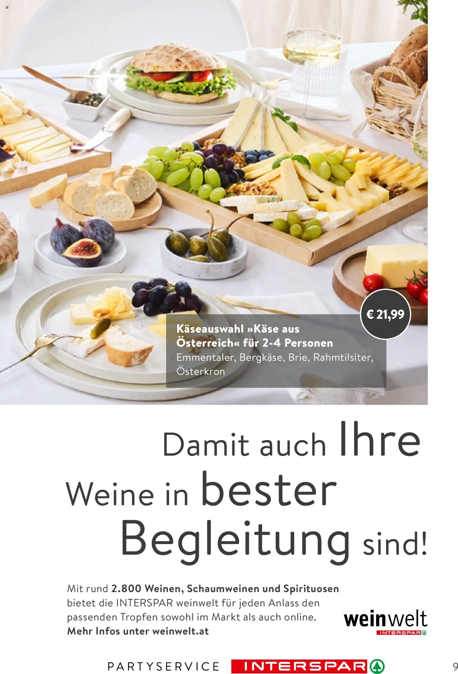 Interspar Partyservice gültig ab 01.06.2026 | Seite: 9