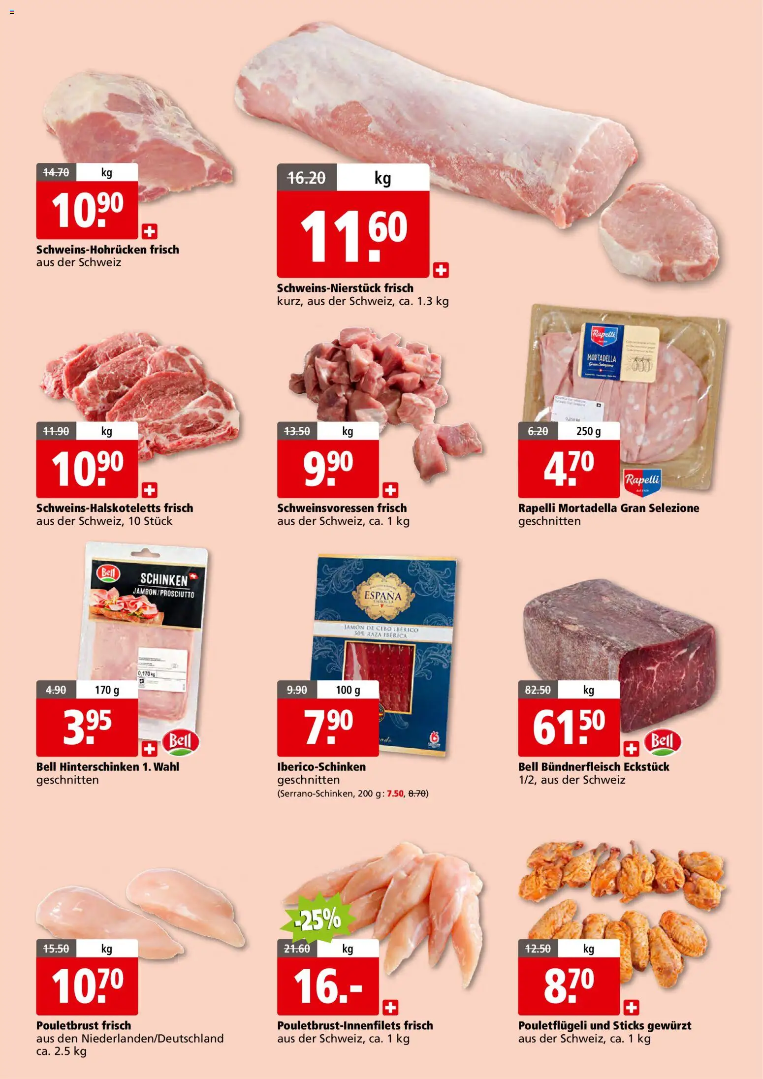 Aligro aktionen 2000 Chavannes, Matran, Genf, Sitten – gültig ab 04.05.2026 | Seite: 3 | Produkte: Pouletbrust