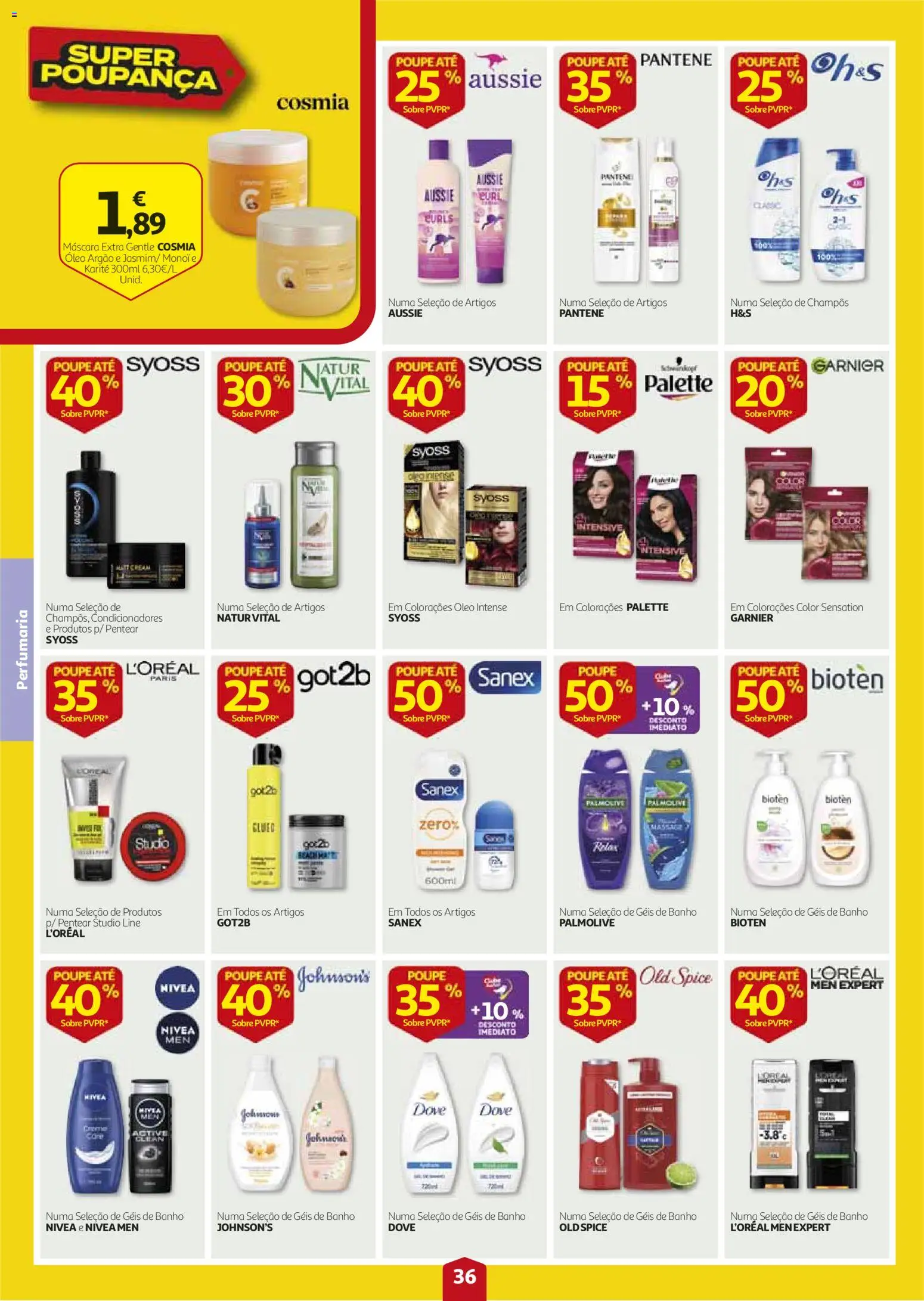Auchan folheto │ válido de 27/08/2026 | Página: 36 | Produtos: Banho, Óleo