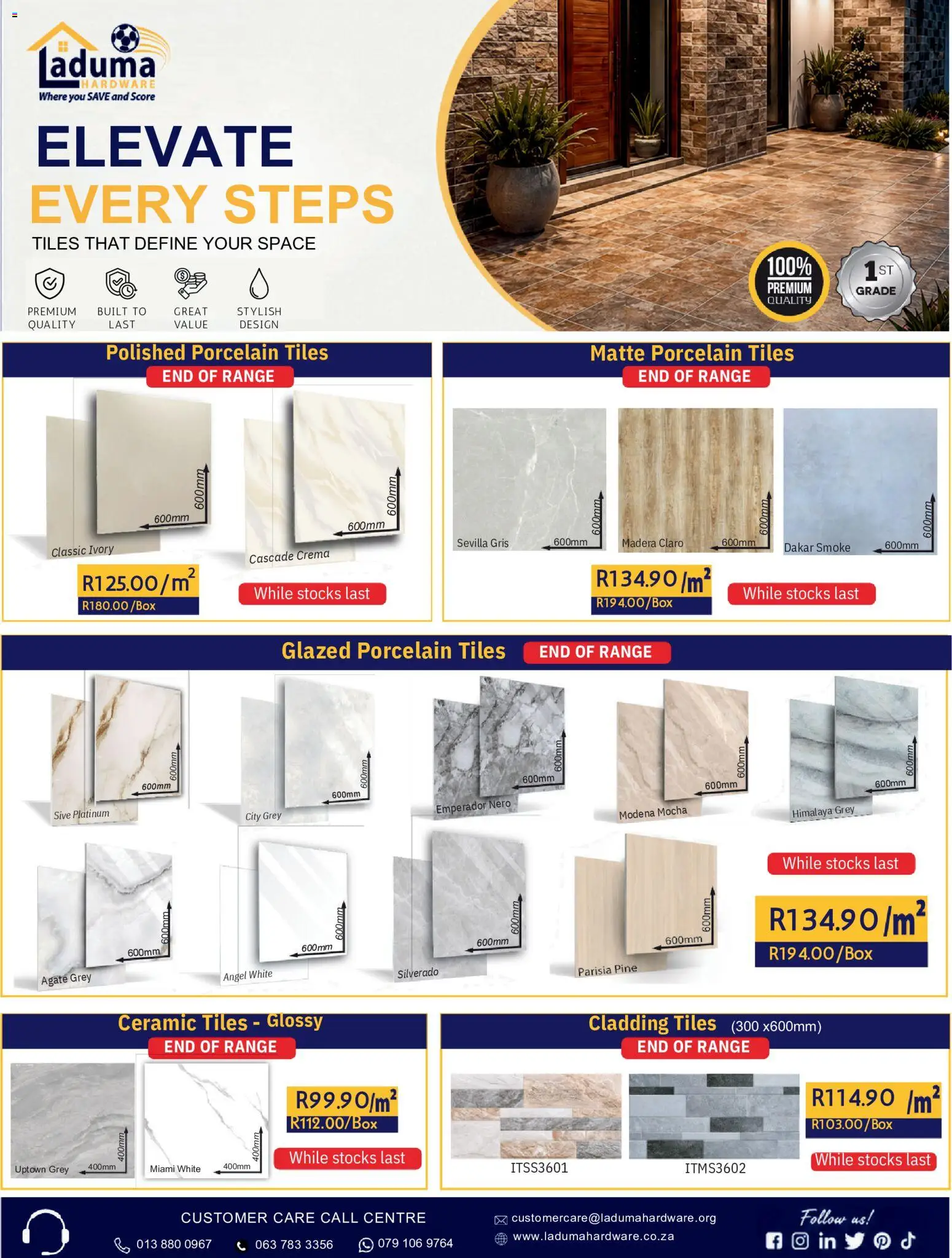 New Laduma Hardware catalogue – valid from 01/08/2026 | Page: 23 | Products: Cladding