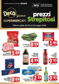 Anteprima del volantino Decò volantino Gourmet valido a partire dal 20.05.2026