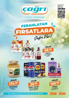 21 Ağustos 2026 tarihinden itibaren geçerli olan Çağrı Market kataloğu önizlemesi
