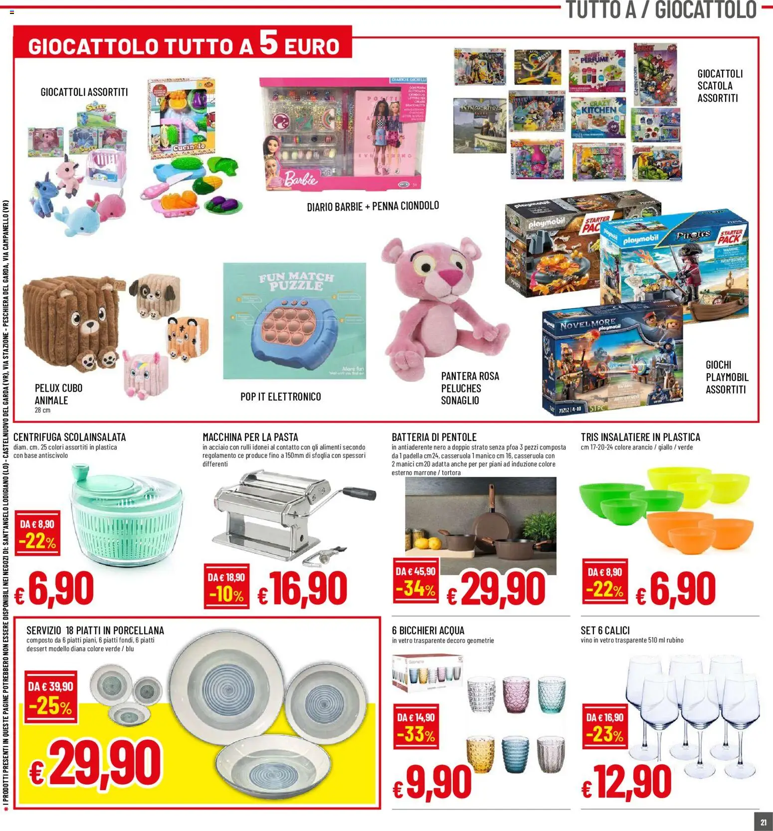 Volantino Galassia del 17/09/2026 | Pagina: 21 | Prodotti: Macchina per la pasta, Centrifuga, Casseruola, Dessert