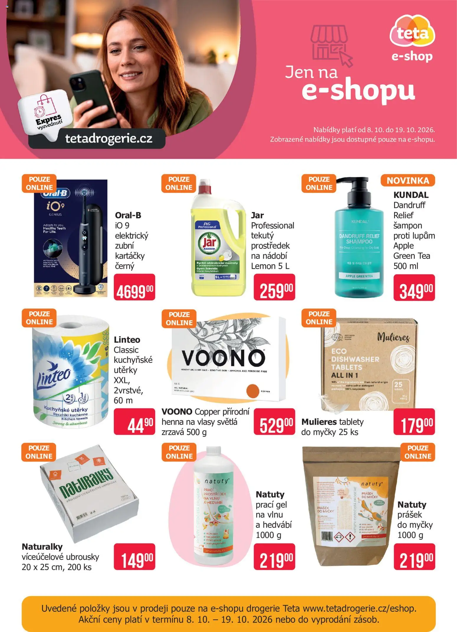 TETA Drogerie leták od 08.10.2026 | Strana: 20 | Produkty: Utěrky, Apple, Drogerie, Šampon