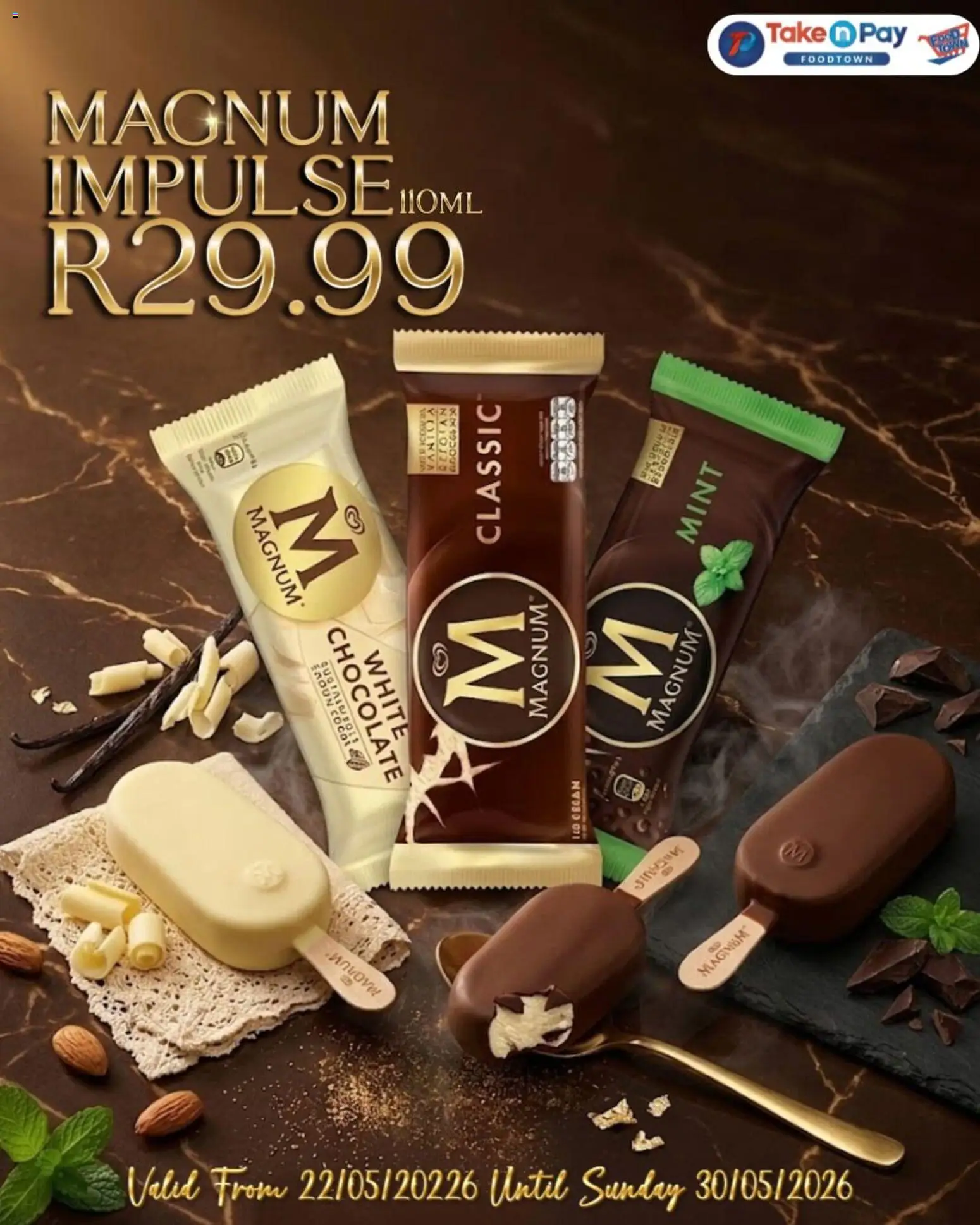 New Take n Pay catalogue – valid from 22.05.2026 | Page: 3 | Products: Chocolate