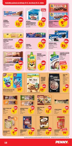 Náhled letáku KAŠE & PROTEIN, S ČOKOLÁDOU, EMCO, 55 g od 19.08.2026 | Strana: 15