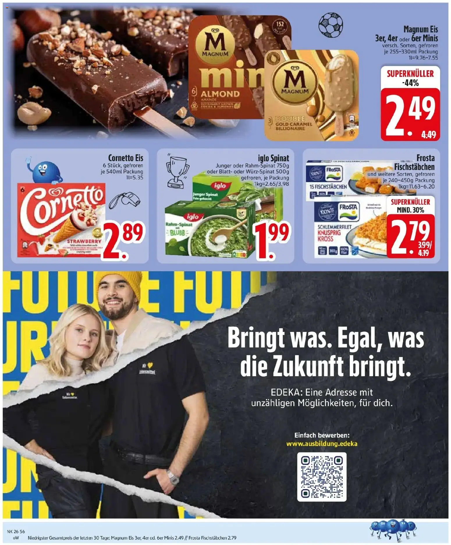 Edeka prospekt Starnberg – gültig ab 21.06.2026 | Seite: 10 | Produkte: Iglo, Frosta, Fischstabchen, Eis