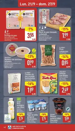 Vista previa Kéfir ecológico con limón, Desnatado. Bajo en grasa. 500 ml (2.58 €/l) válido desde el 21/09/2026 | Página: 10 | Productos: Pan, Chocolate, Limón, Galletas