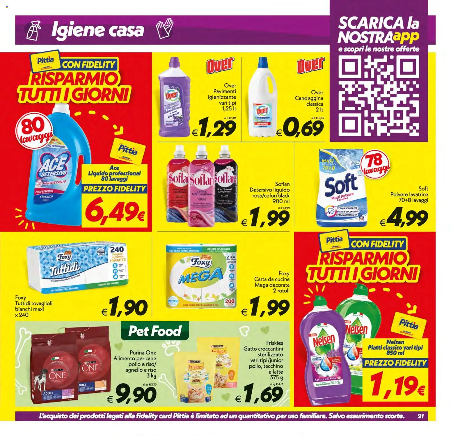 Volantino SuperConveniente del 19/06/2026 | Pagina: 21 | Prodotti: Riso, Candeggina, Acqua, Agnello