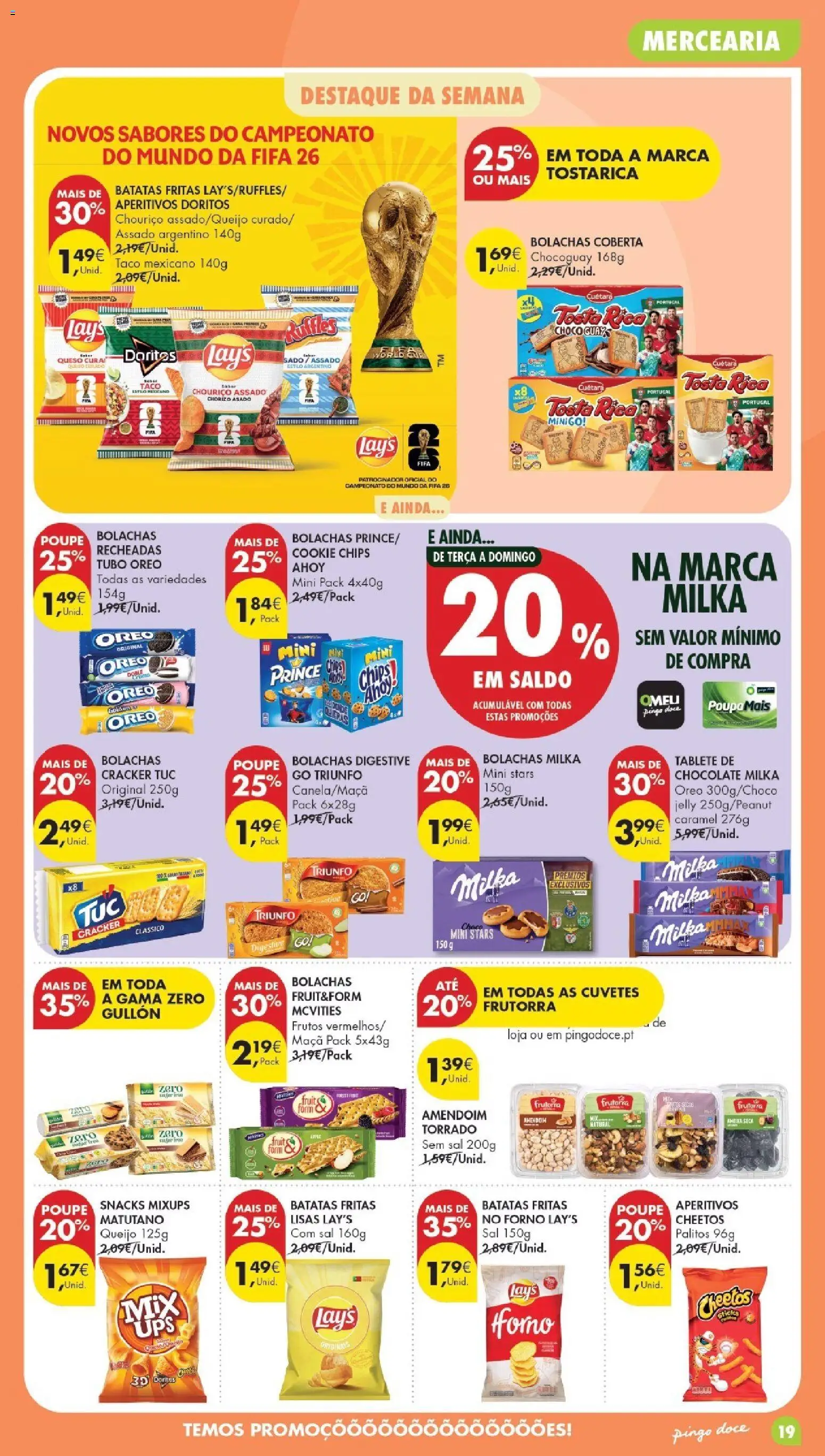 Pingo Doce Poupe Esta Semana Madeira │ válido de 05.05.2026 | Página: 19 | Produtos: Bolachas, Sal, Chouriço, Batatas fritas