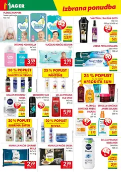 Jager katalog akcije – veljaven od 17.06.2026 | Stran: 14 | Izdelki: Plenice, Robčki, Milo, Zobna pasta