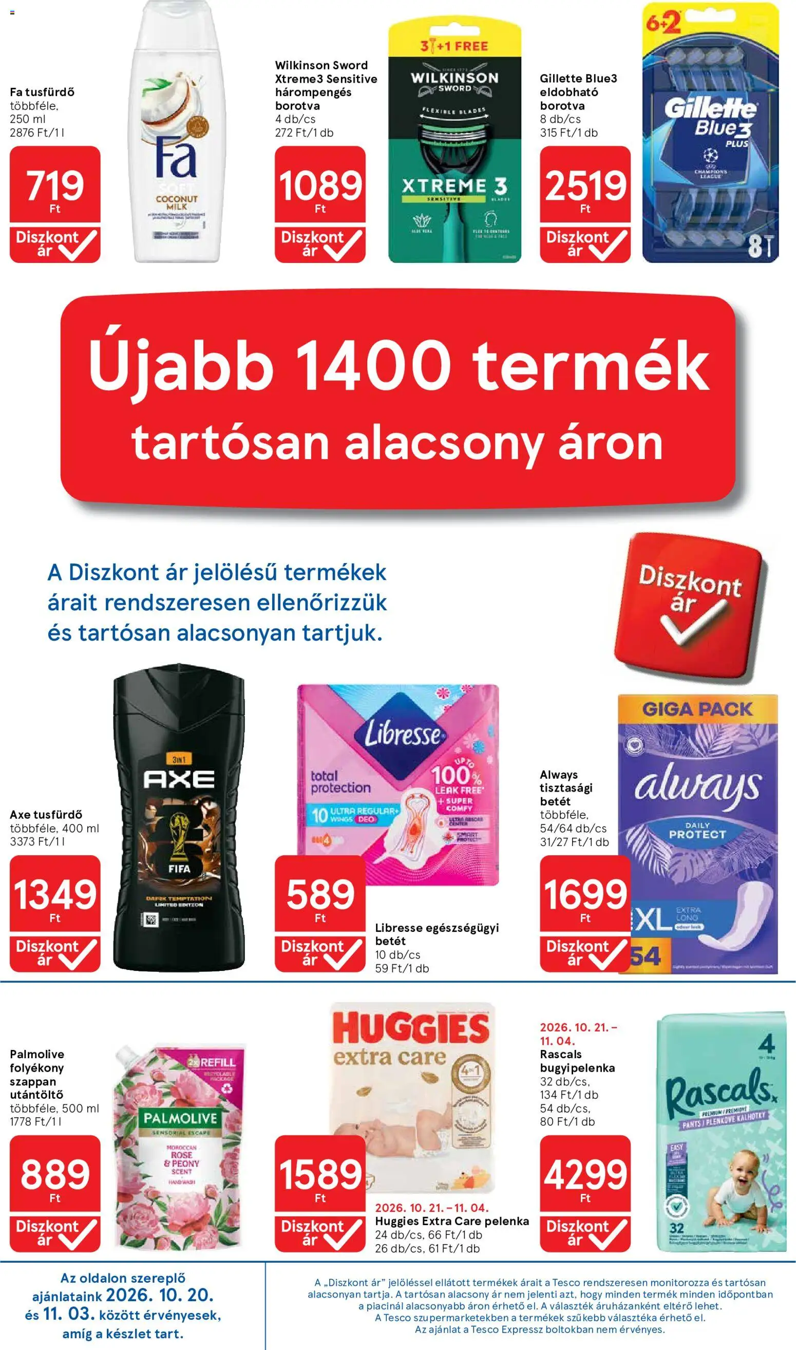 Tesco akciós ujság - amely érvényes a következő dátumtól: 2026.10.29. | Oldal: 24