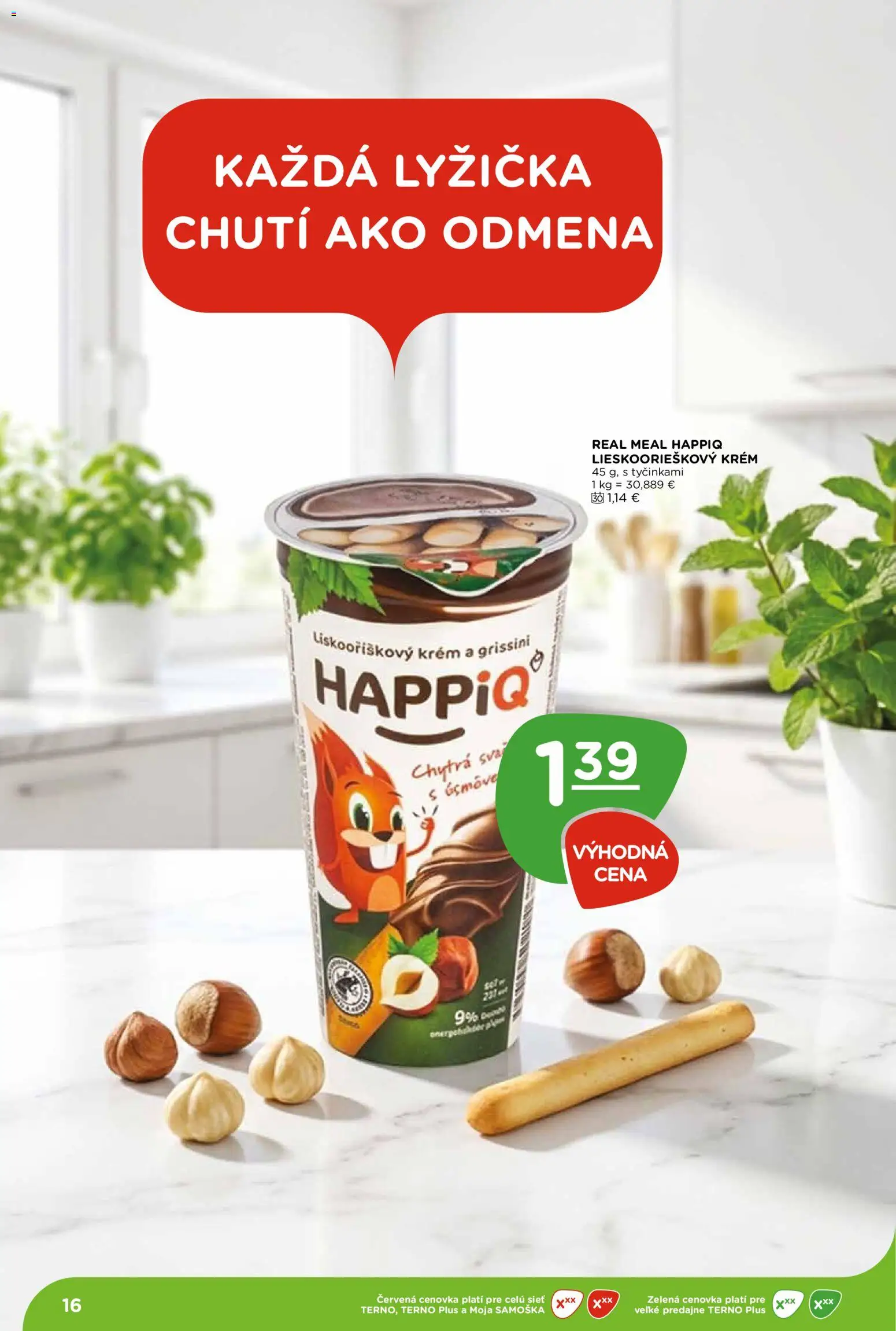 Nové Terno akcie – leták je platný od 17.09.2026 | Strana: 16 | Produkty: Krém
