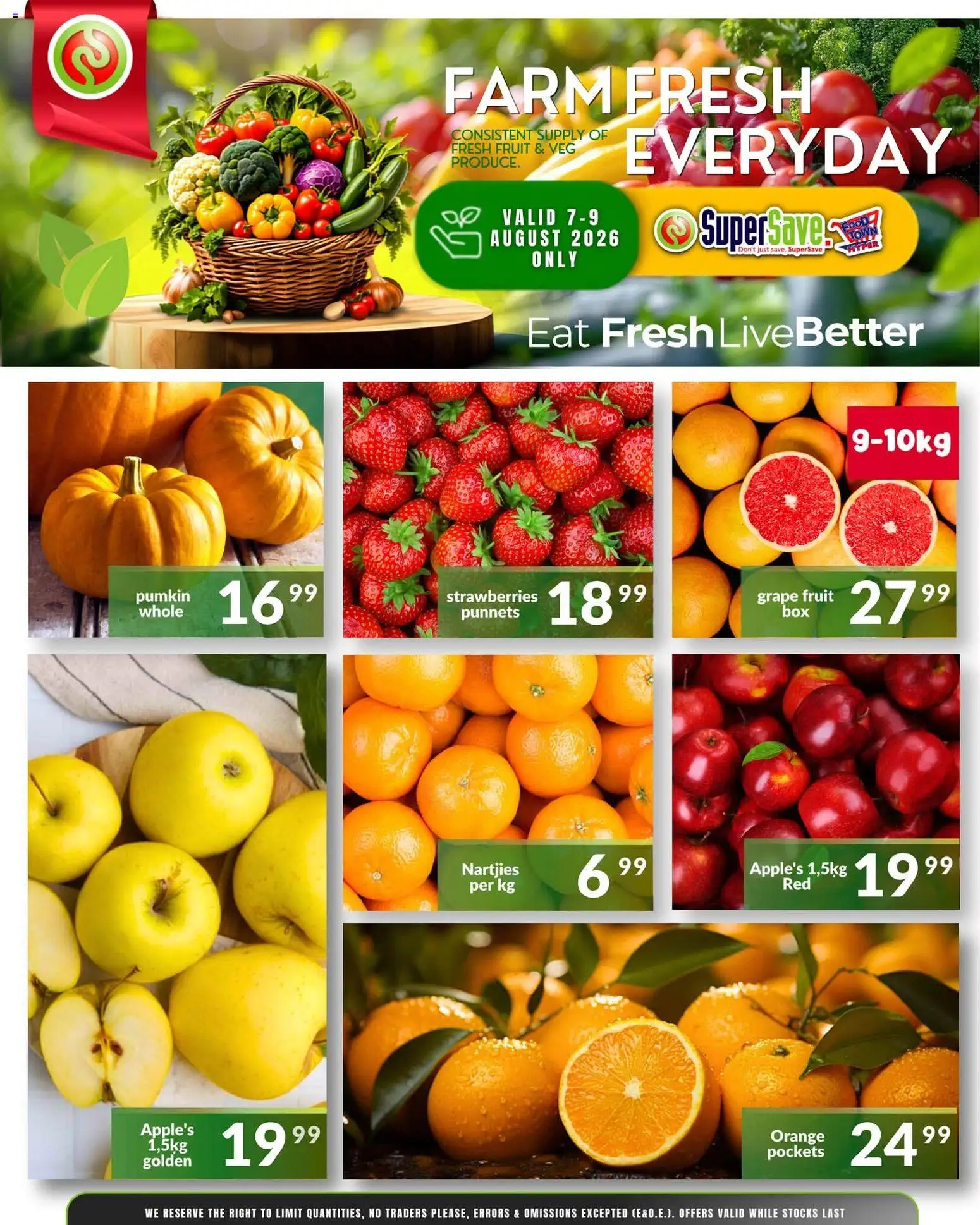 New Super Save catalogue – valid from 07/08/2026 | Page: 4 | Products: Strawberries, Fruit