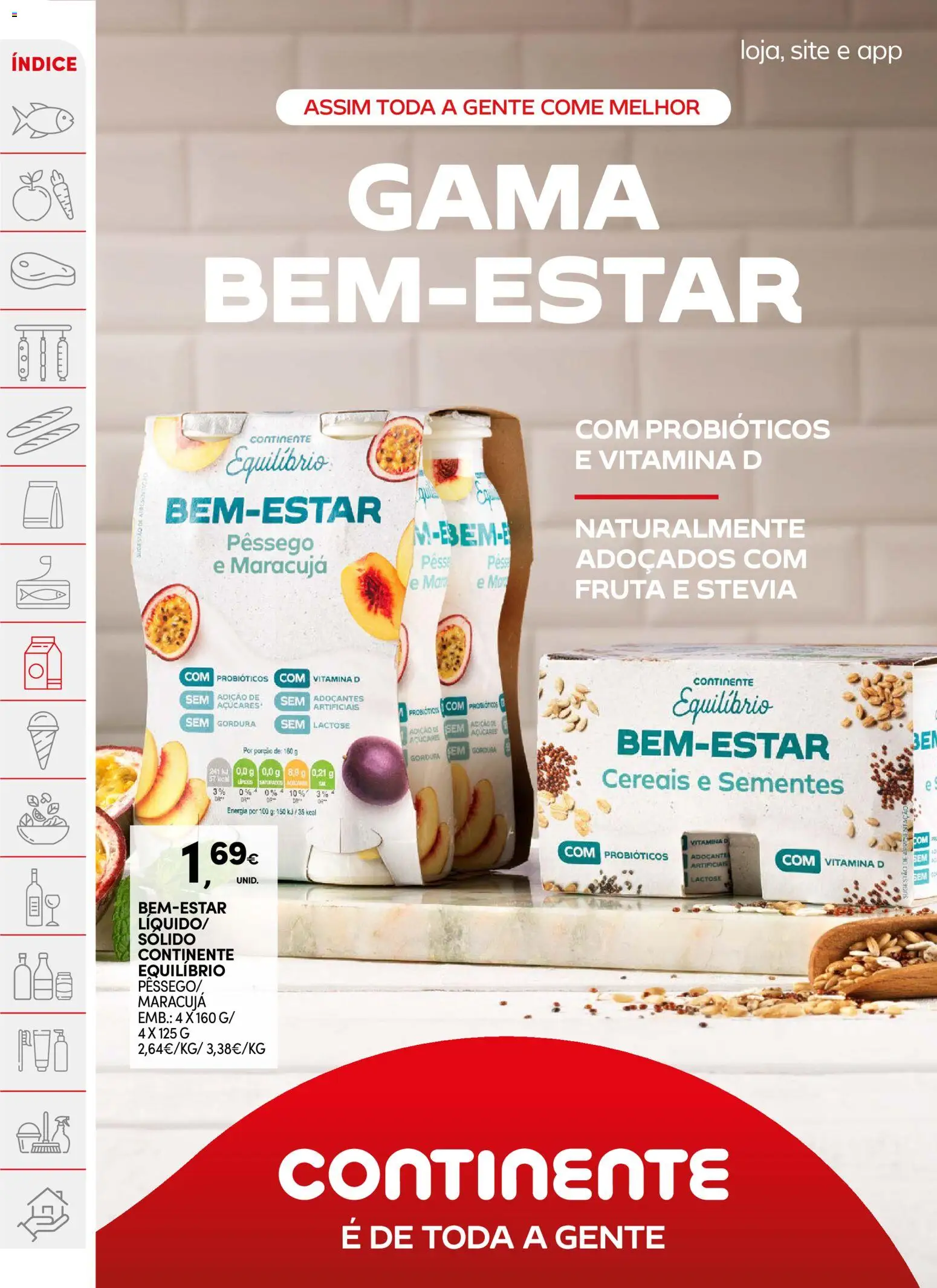 Continente folheto │ válido de 05.05.2026 | Página: 28 | Produtos: Stevia, Vitamina d, Cereais, Bebida