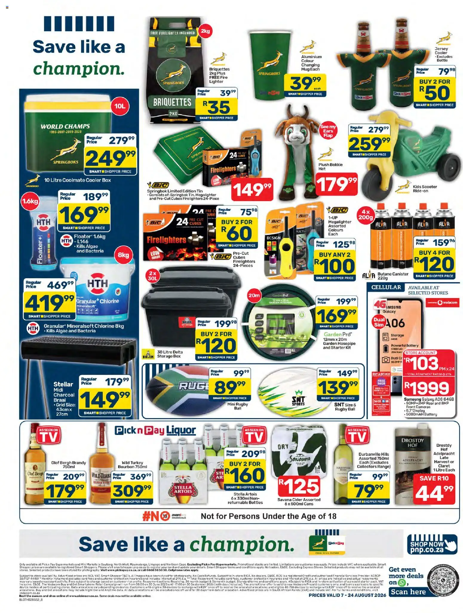 New Pick n Pay catalogue – valid from 07/08/2026 | Page: 8 | Products: Turkey, Box, Cooler, Mug