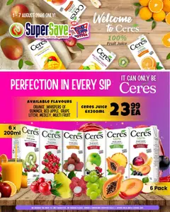 Super Save specials catalogue – valid from 01/08/2026