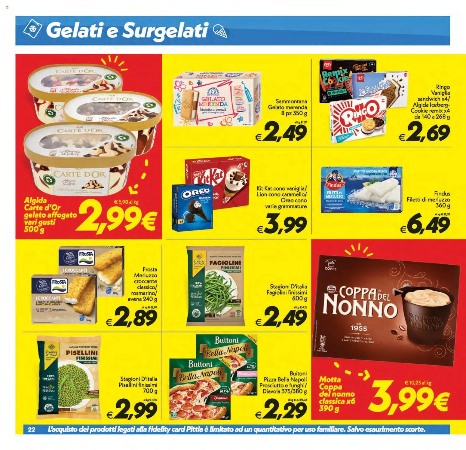 Volantino SuperConveniente del 11/09/2026 | Pagina: 22 | Prodotti: Salame, Gelato, Top, Fagiolini