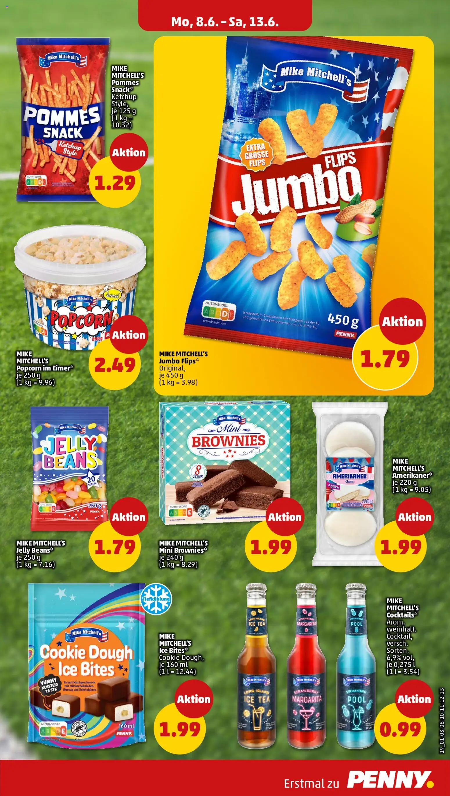 Penny Prospekt – gültig ab 08.06.2026 | Seite: 21 | Produkte: Pommes, Ketchup, Eis
